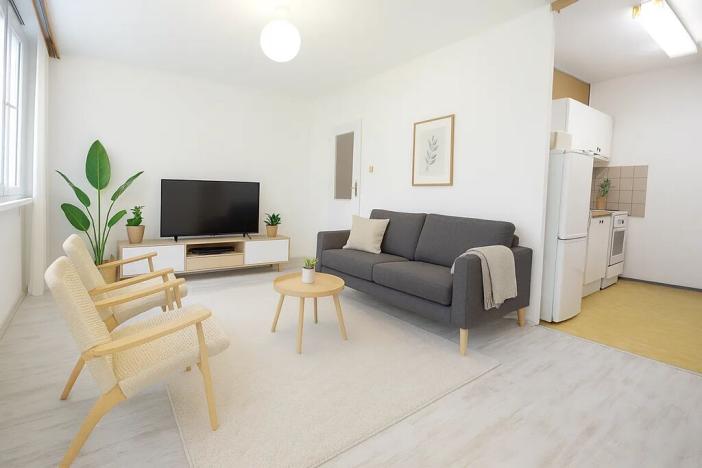 Prodej bytu 1+kk, Praha - Řepy, Bazovského, 33 m2