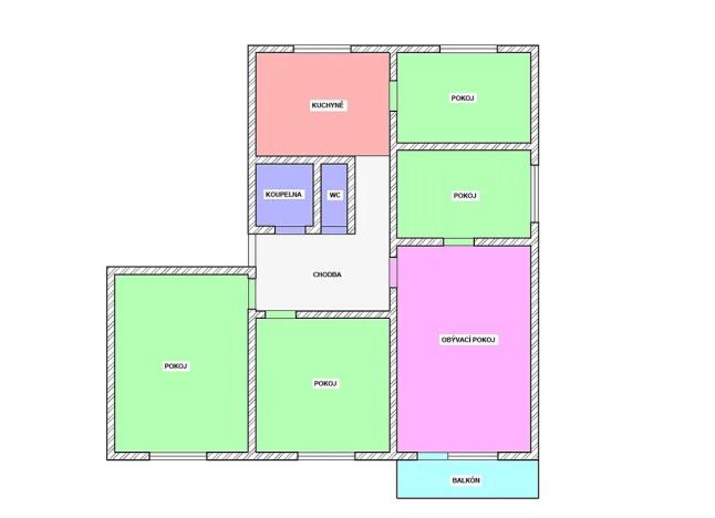 Prodej bytu 5+1, Trutnov, Pampelišková, 89 m2