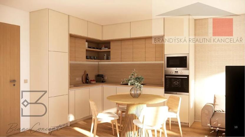 Pronájem bytu 2+kk, Brandýs nad Labem-Stará Boleslav, Dřevčická, 62 m2