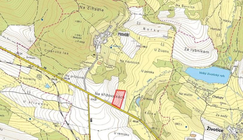 Prodej pole, Kasejovice, 13802 m2