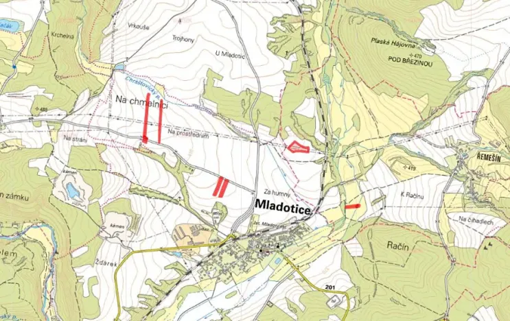 Prodej pole, Kralovice, 23844 m2