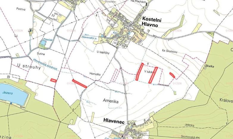 Prodej podílu pole, Hlavenec, 21948 m2