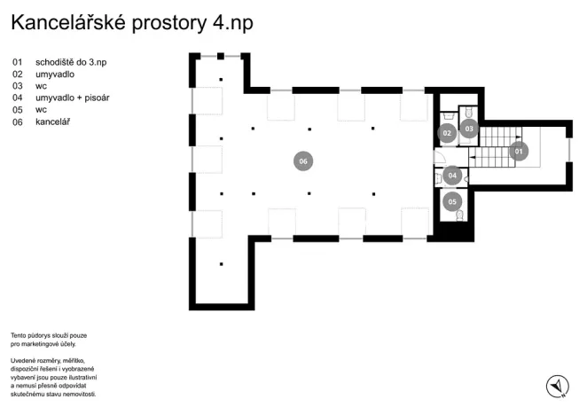 Prodej kanceláře, Kladno, Huťská, 1408 m2