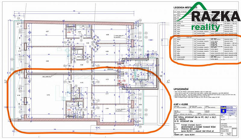 Prodej bytu 3+kk, Benešov, Tyršova, 108 m2