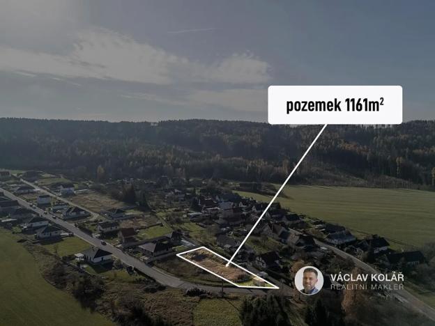 Prodej pozemku pro bydlení, Lukavec u Hořic, 1161 m2