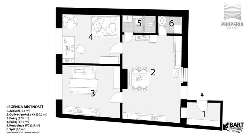 Prodej rodinného domu, Ořechov, Komenského, 349 m2