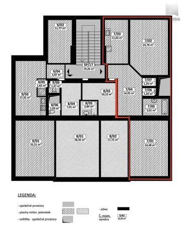 Pronájem bytu 3+kk, Brno, Údolní, 82 m2