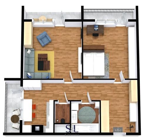 Pronájem bytu 2+1, Česká Lípa, Jižní, 55 m2