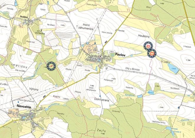 Prodej louky, Pavlov, 12071 m2