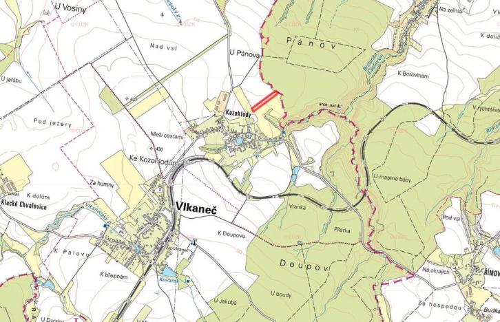 Prodej pole, Vlkaneč, 5117 m2