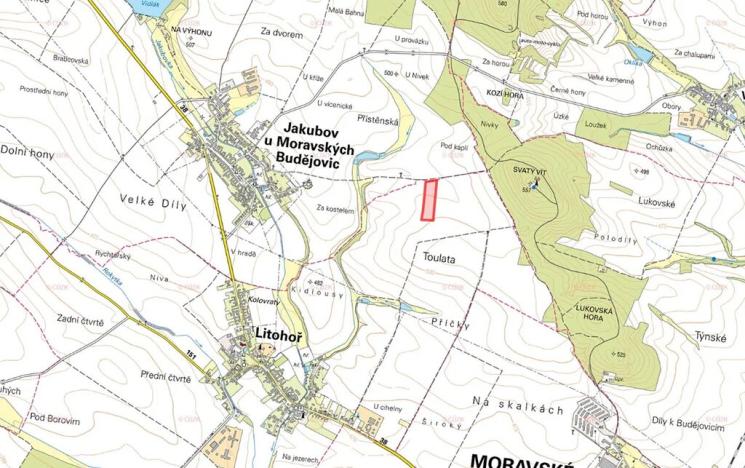 Prodej podílu pole, Litohoř, 6776 m2