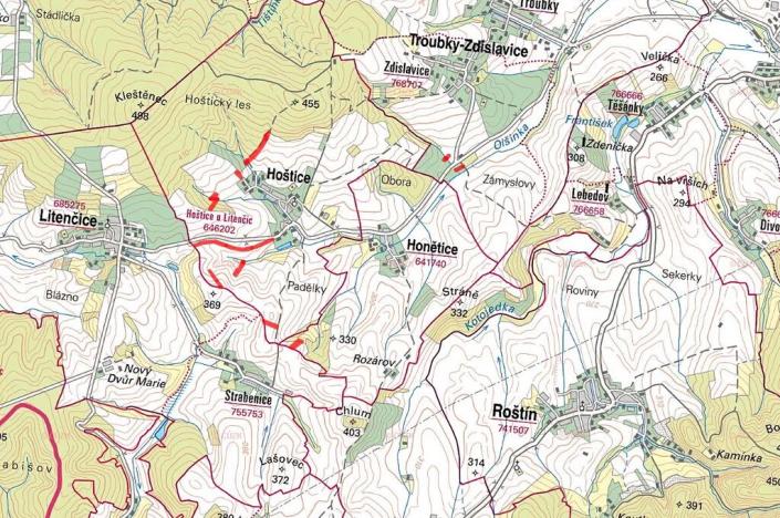 Prodej pole, Hoštice, 17754 m2