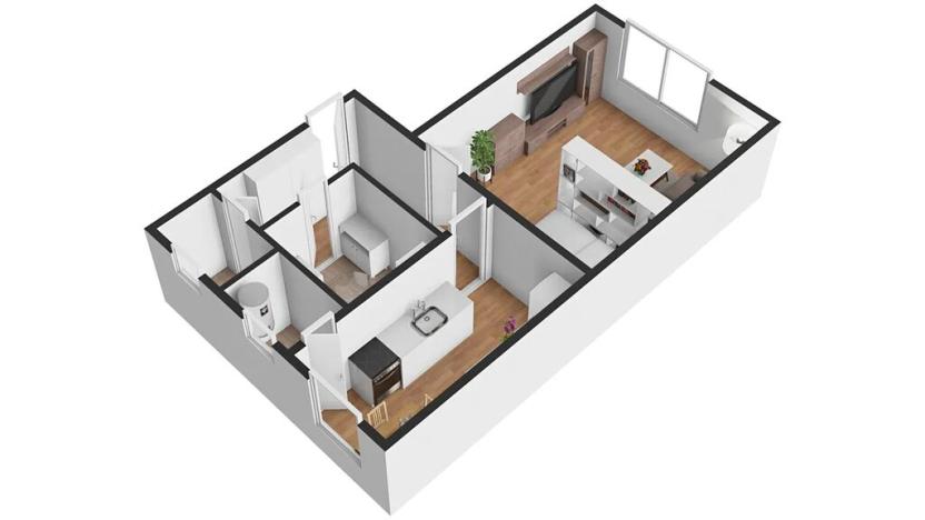 Pronájem bytu 1+1, České Budějovice, Pražská tř., 38 m2