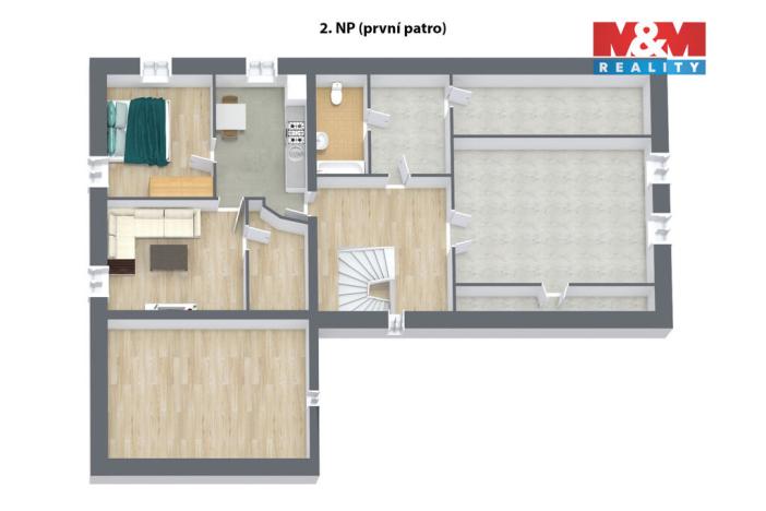 Prodej rodinného domu, Krásné Údolí, 250 m2