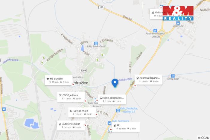 Prodej pozemku pro bydlení, Kolín - Sendražice, 945 m2