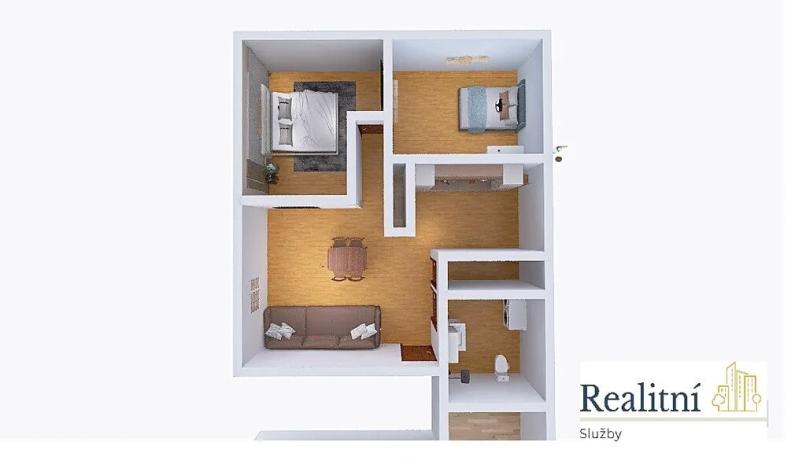 Prodej bytu 3+kk, Úsobí, 66 m2