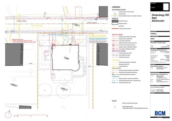 Prodej pozemku pro bydlení, Praha - Hlubočepy, Nad Zlíchovem, 1490 m2
