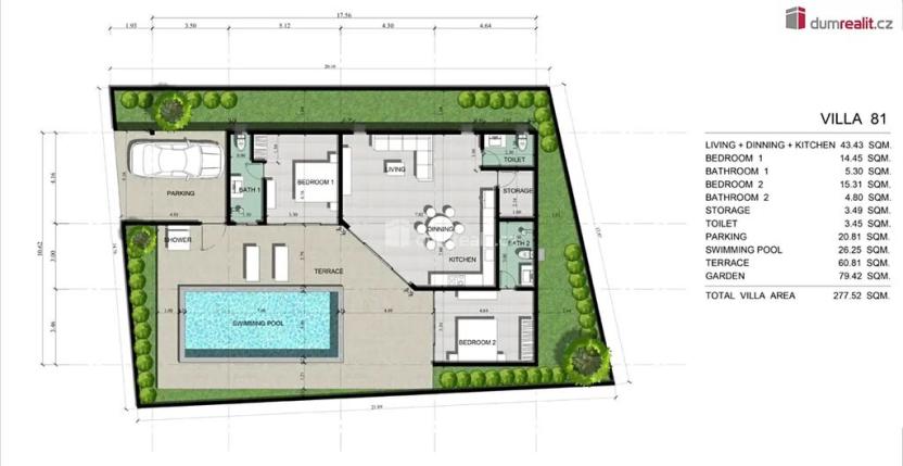 Prodej vily, Ko Samui, Thajsko, 98 m2