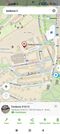 Pronájem garážového stání, Praha - Smíchov, Tomkova, 12 m2