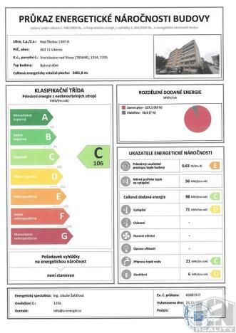 Pronájem bytu 2+1, Liberec - Liberec XXX-Vratislavice nad Nisou, Nad Školou, 51 m2