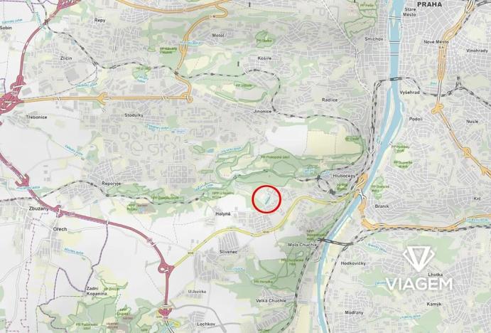 Prodej komerčního pozemku, Praha - Hlubočepy, 4609 m2