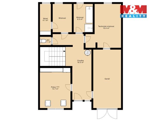 Prodej rodinného domu, Chlum, 220 m2