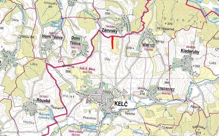 Prodej louky, Kelč, 14800 m2