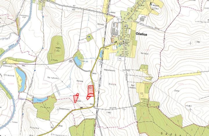 Prodej podílu pole, Očelice, 10689 m2
