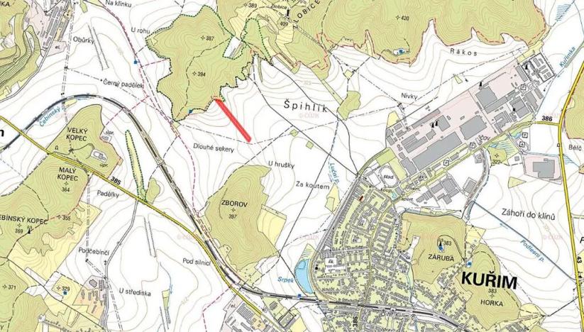 Prodej pole, Kuřim, 5157 m2