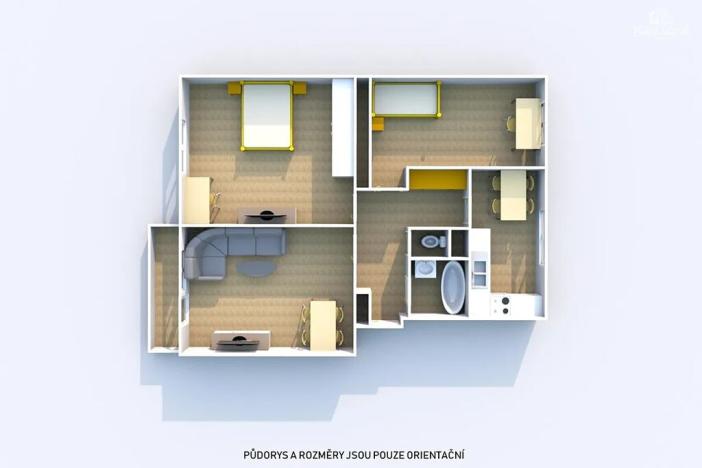 Prodej bytu 3+1, Štěnovice, Lipová, 75 m2