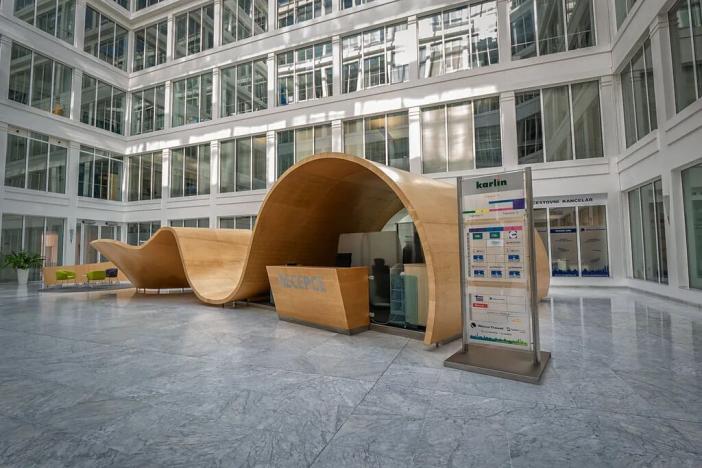 Pronájem kanceláře, Praha - Karlín, Thámova, 860 m2