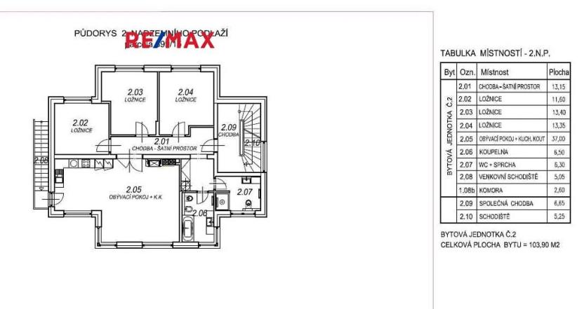 Pronájem bytu 4+kk, Úhonice, Otakara Kádnera, 111 m2