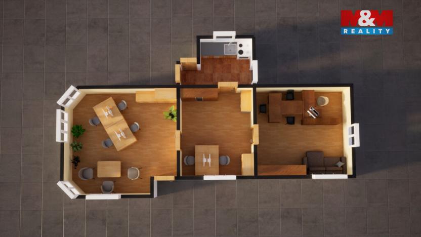 Pronájem kanceláře, Liberec - Liberec V-Kristiánov, Březinova, 127 m2