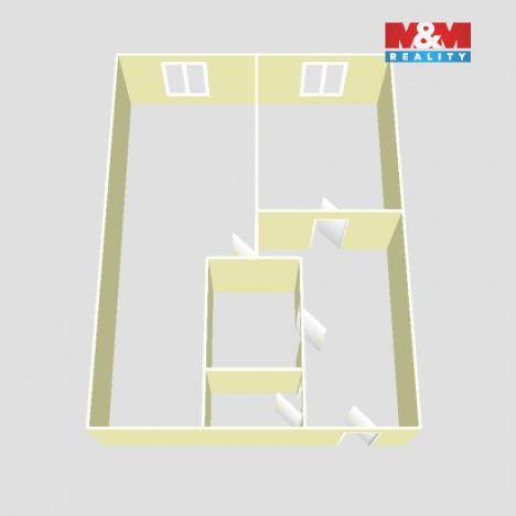 Pronájem bytu 2+kk, Kolín - Kolín IV, Vávrova, 45 m2