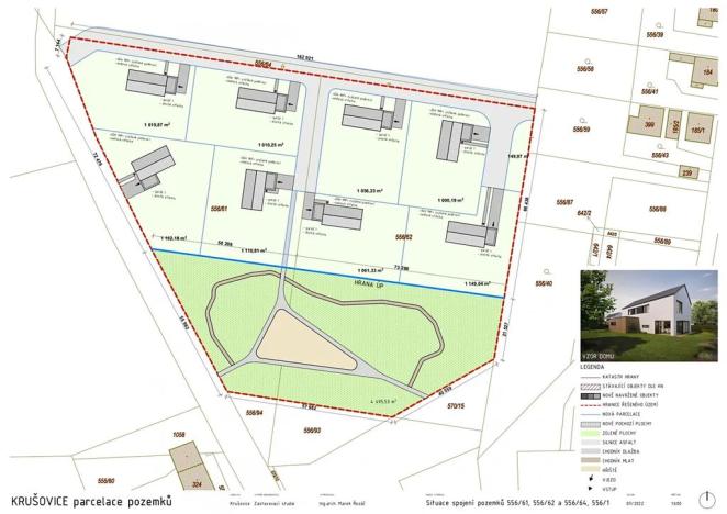Prodej pozemku pro bydlení, Krušovice, Nová, 14406 m2