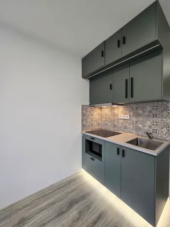 Pronájem bytu 1+kk, Praha - Šeberov, Zadní, 23 m2