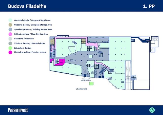 Pronájem obchodního prostoru, Praha - Michle, Želetavská, 84 m2