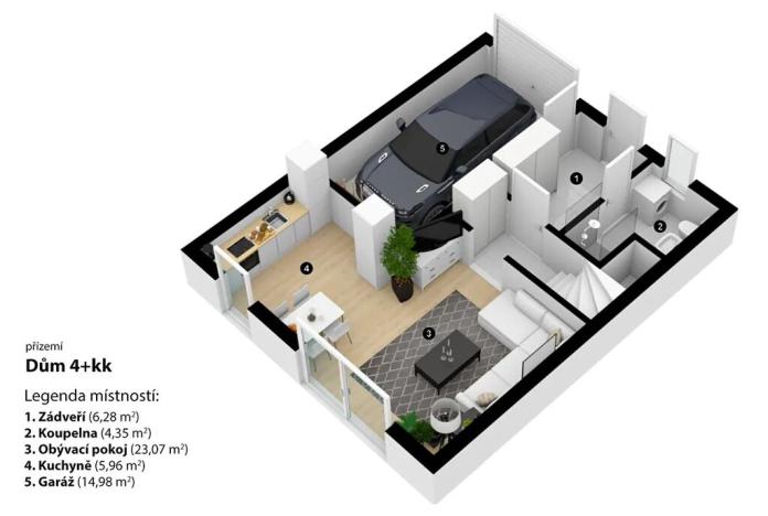 Prodej rodinného domu, Praha - Háje, Exnárova, 146 m2