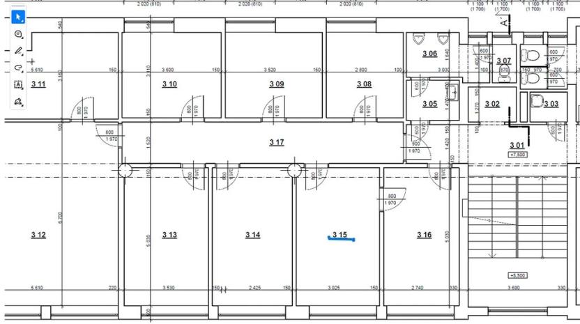 Pronájem kanceláře, Zlín, Kvítková, 33 m2