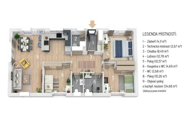 Prodej rodinného domu, Přepychy, 90 m2