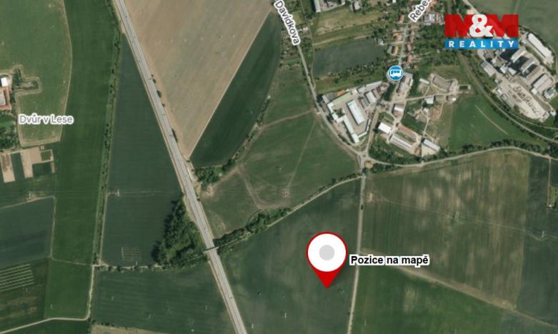 Prodej pole, Brno - Chrlice, 3801 m2