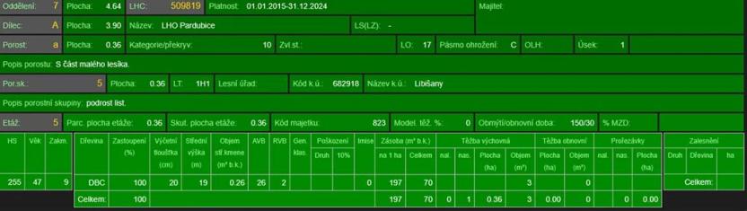 Prodej lesa, Libišany, 3737 m2