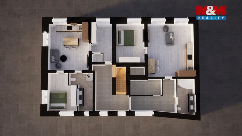 Prodej činžovního domu, Cvikov - Cvikov I, Komenského, 245 m2