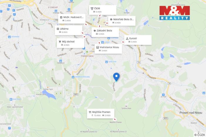 Prodej pozemku pro bydlení, Liberec - Liberec XXX-Vratislavice nad Nisou, 1127 m2