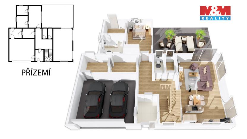 Prodej rodinného domu, Terezín - Nové Kopisty, 158 m2