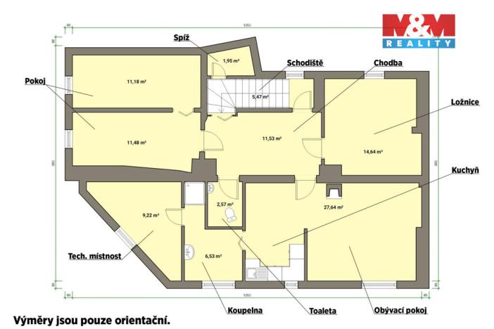 Prodej bytu 2+1, Aš, Studentská, 92 m2