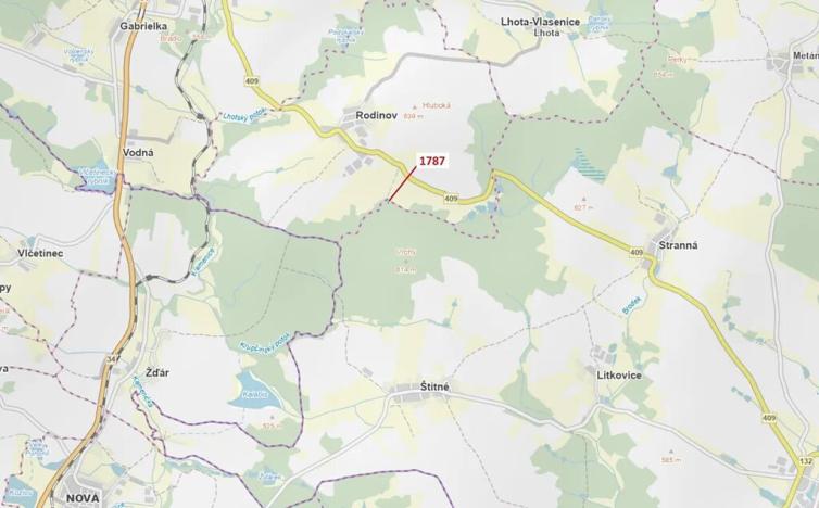 Dražba lesa, Žirovnice, 288 m2