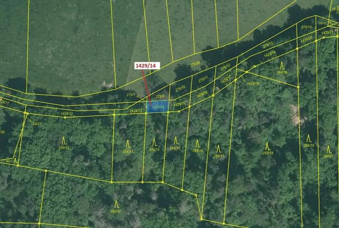 Dražba pozemku, Milavče, 80 m2