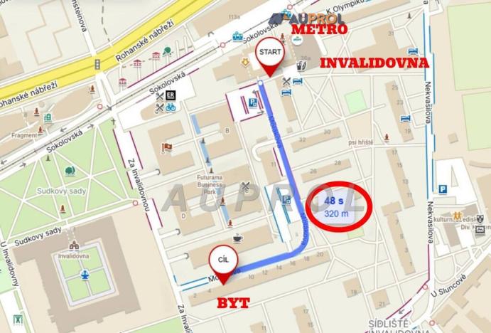 Prodej bytu 3+kk, Praha - Karlín, Molákova, 71 m2