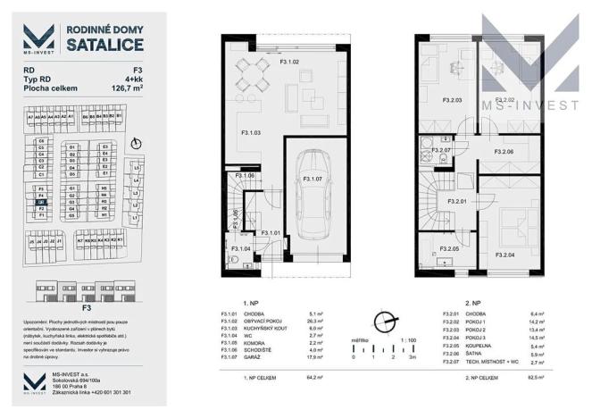 Prodej rodinného domu, Praha - Satalice, Trabantská, 127 m2